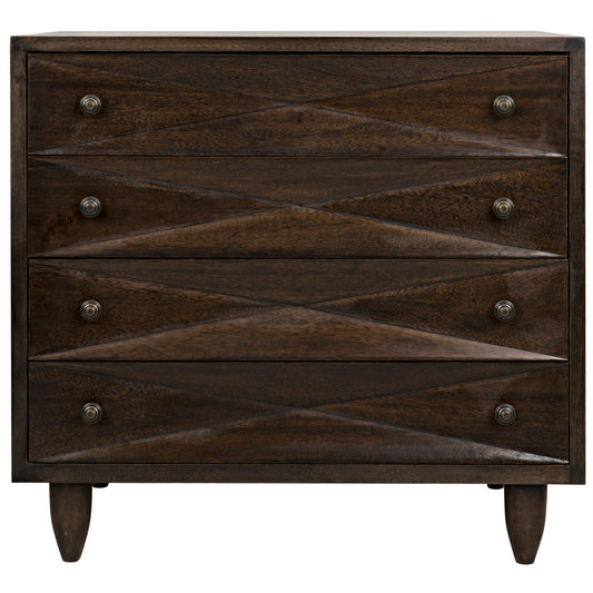 Diamond Solid Wood Accent Chest
