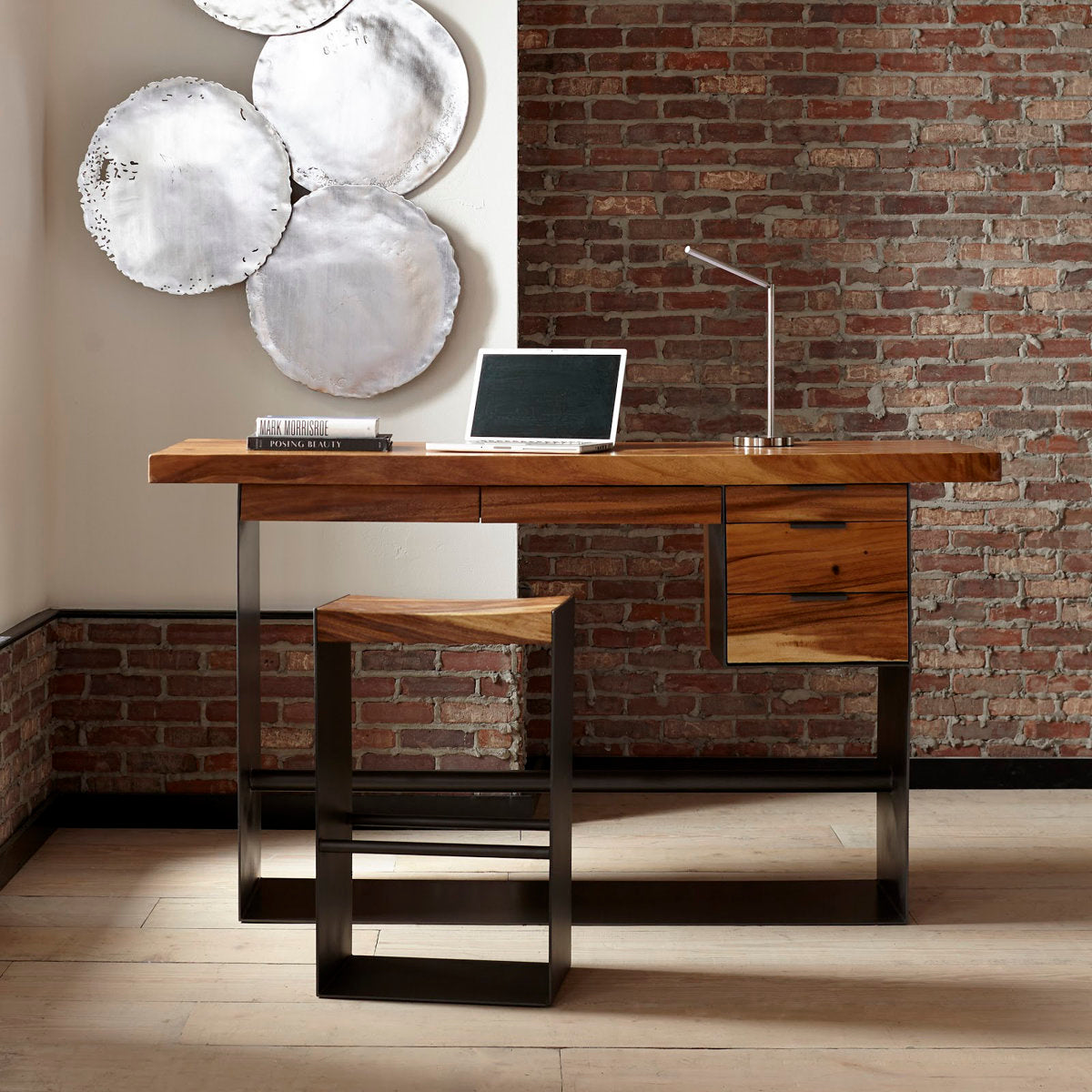 Dimensional Solid Wood Desk