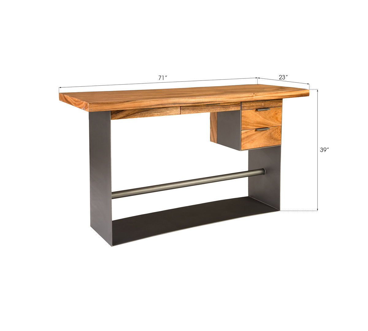 Dimensional Solid Wood Desk