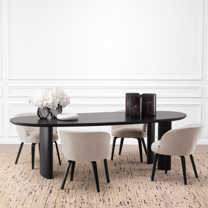 Dining Table Lindner Black Veneer - Top