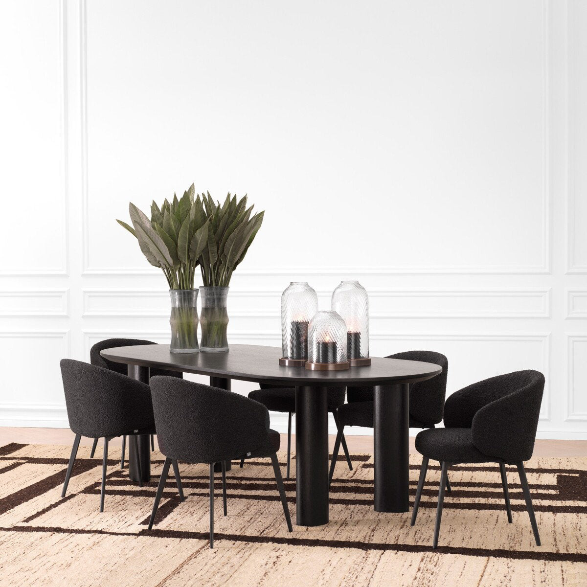 Dining Table Mogador S Natural Oak Veneer - Top