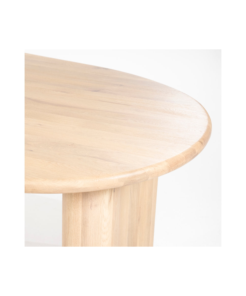 Dining Table Oval Solid Oak Dining Table