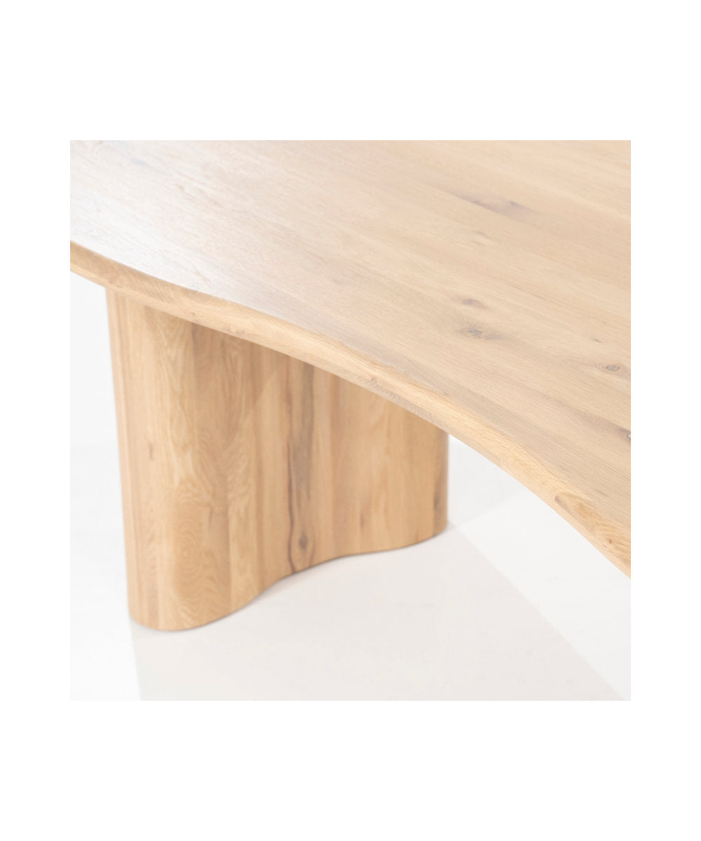 Dining Table Oval Solid Oak Dining Table