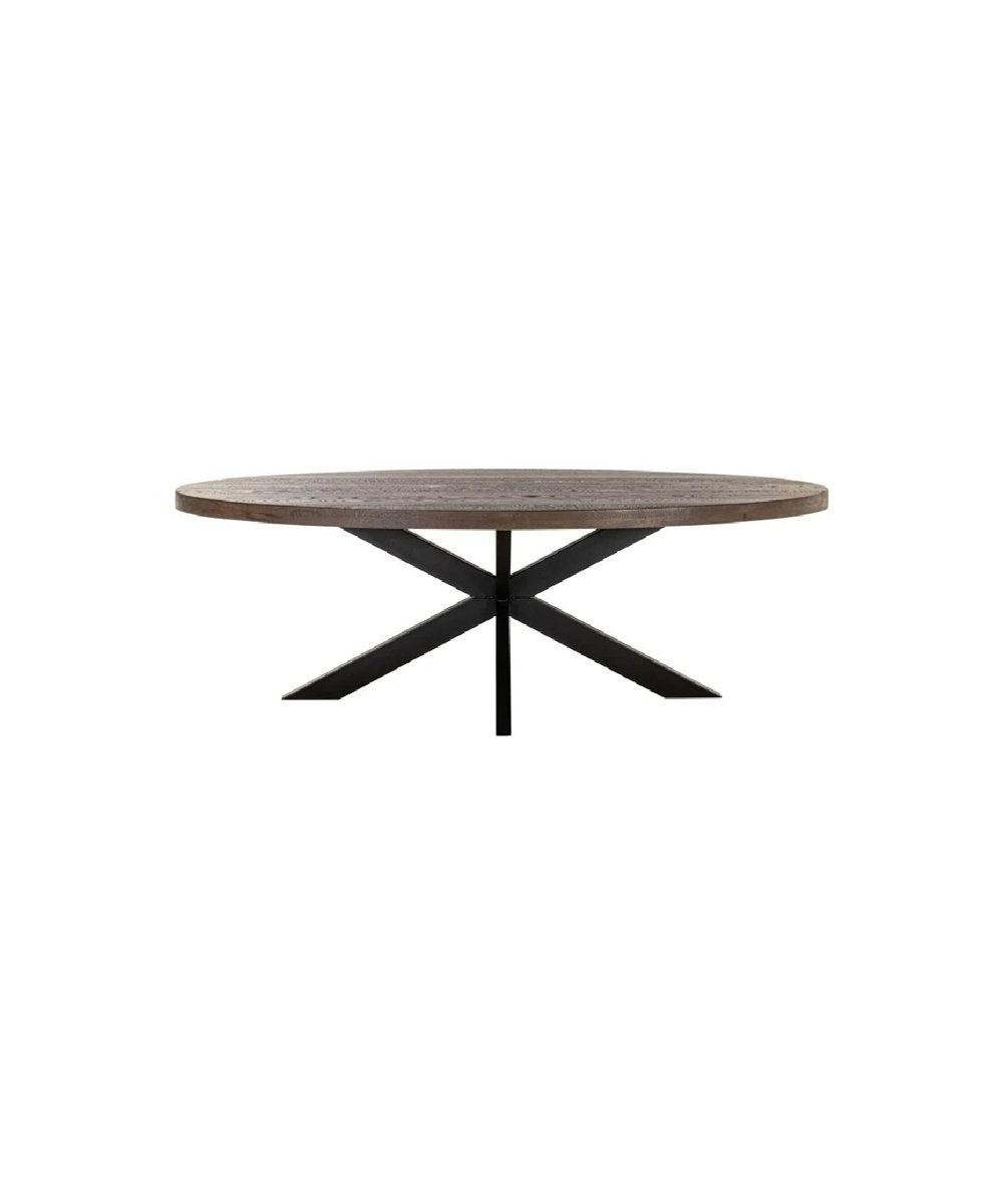 Dining Table Oval Solid Oak Dining Table