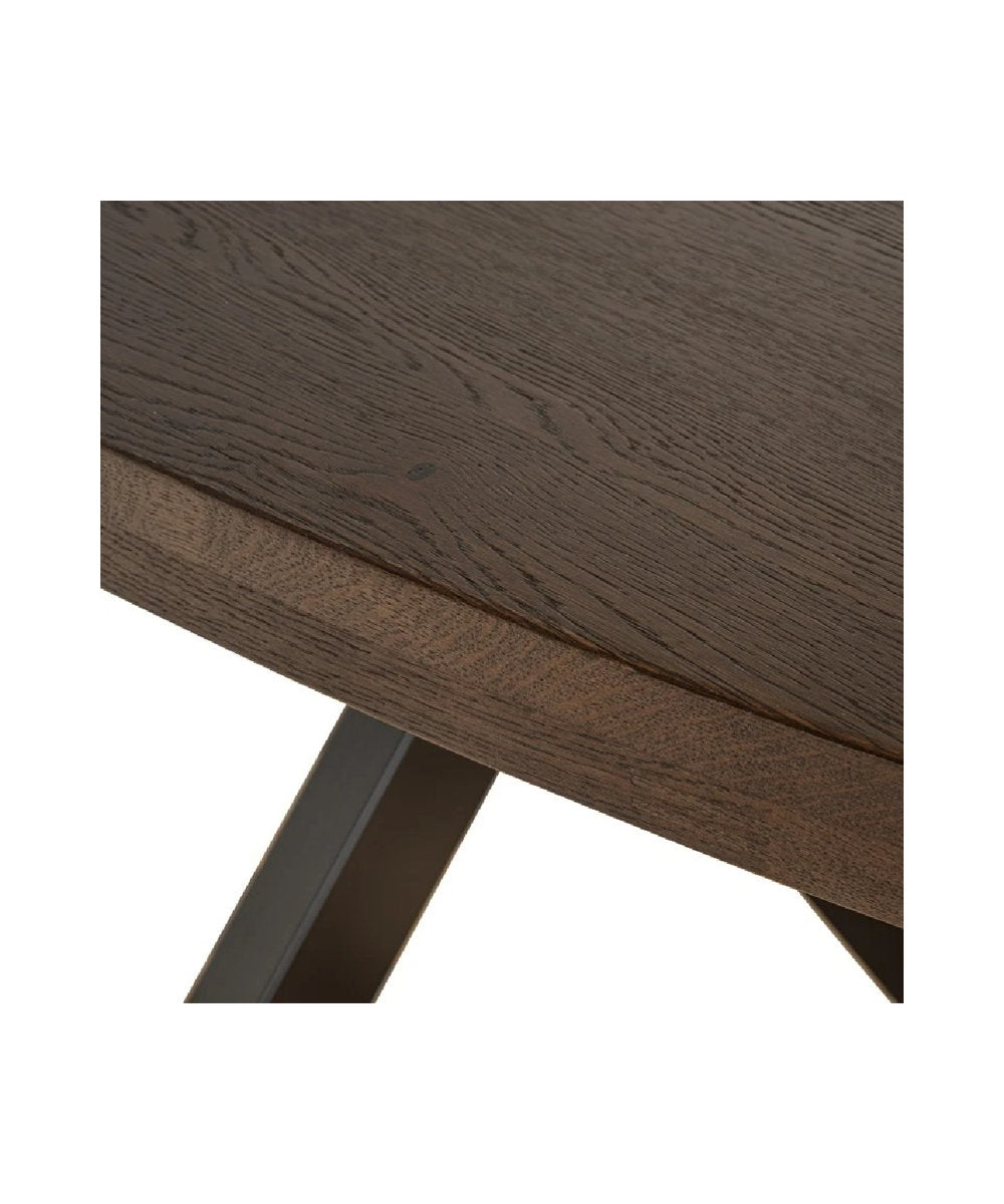 Dining Table Oval Solid Oak Dining Table
