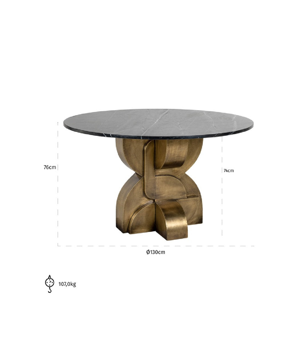 Dining Table Round Marble Dining Table