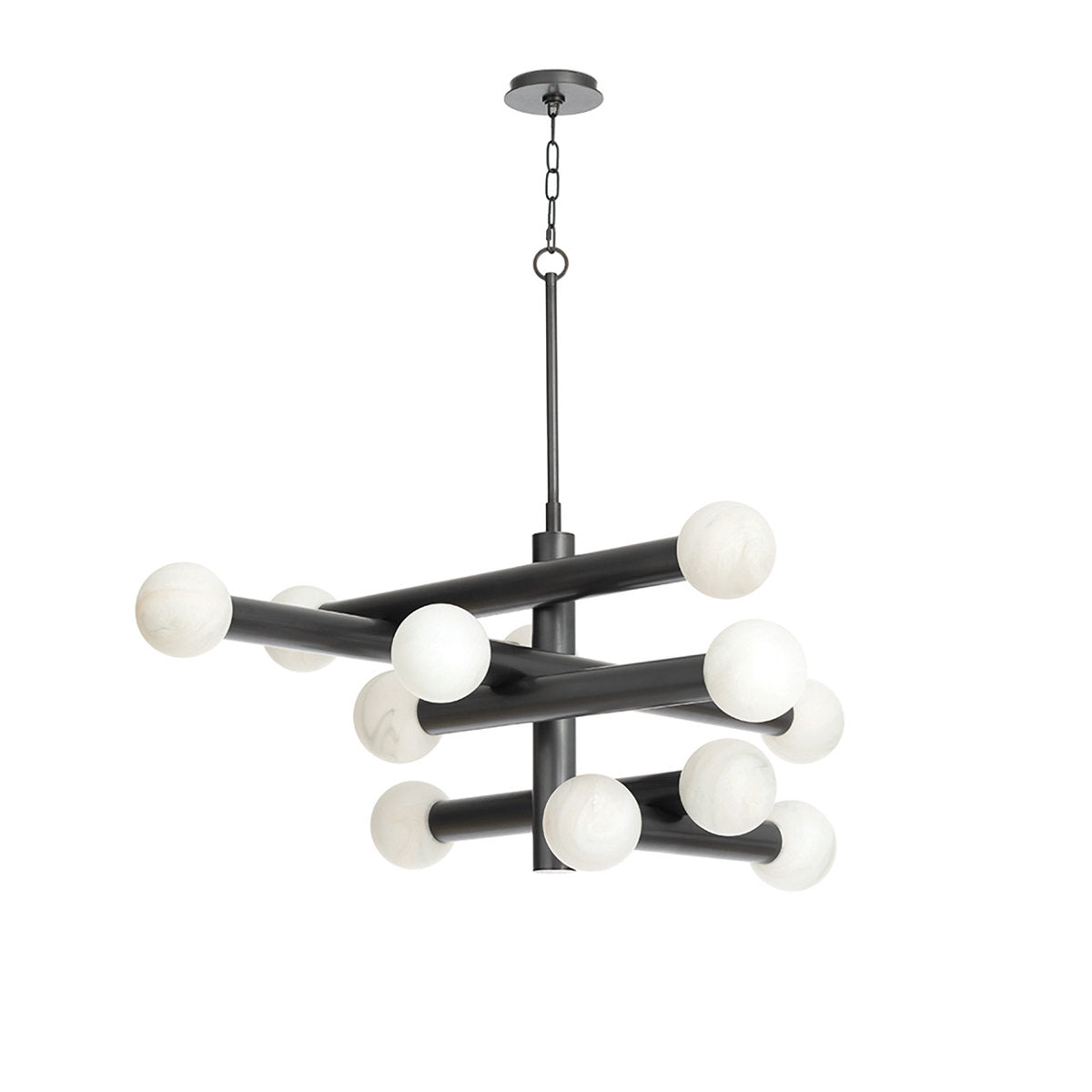 Dion Chandelier (Natural Brass)