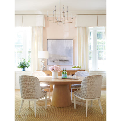 Discus Oval Solid Wood Dining Table