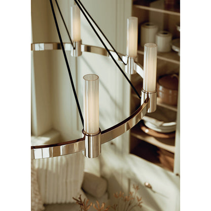 Dixon Chandelier (Natural Brass)