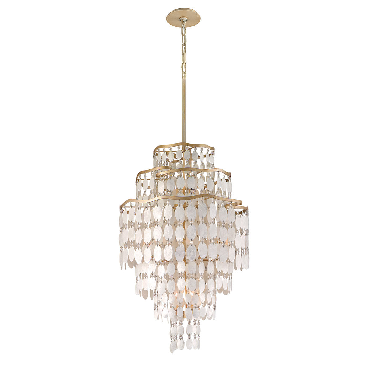 Dolce 12 - Light Unique Tiered Chandelier with Crystal Accents