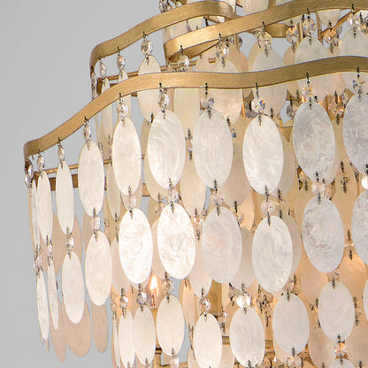 Dolce 12 - Light Unique Tiered Chandelier with Crystal Accents