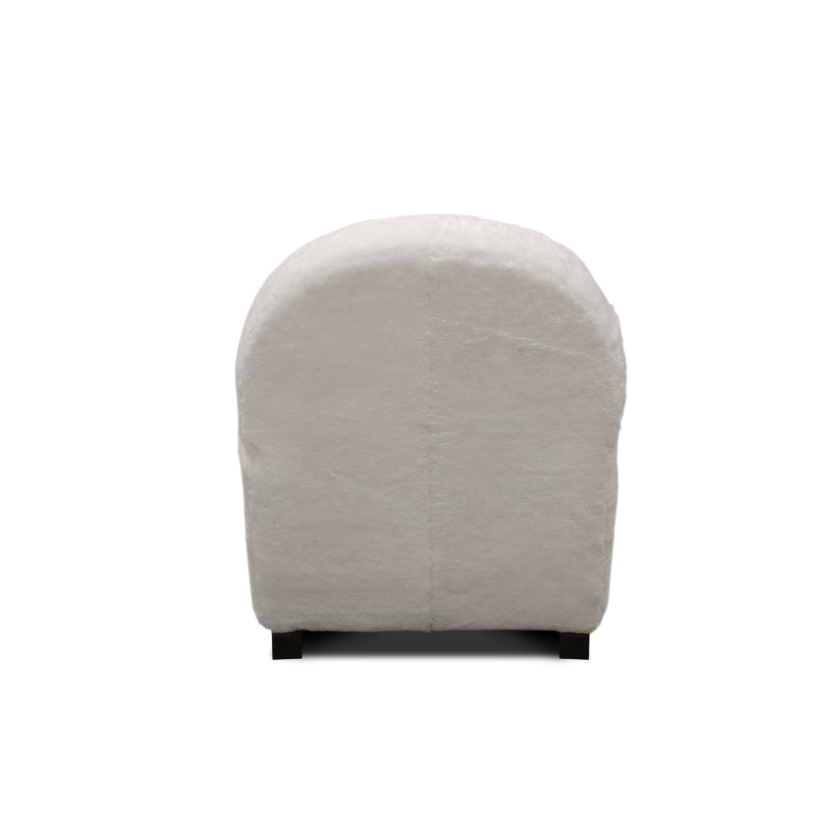 Dolly Leather Armchair Chair with Ottoman