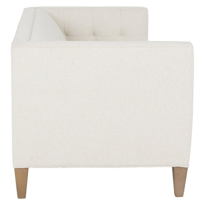 Dominique Leather Loveseat