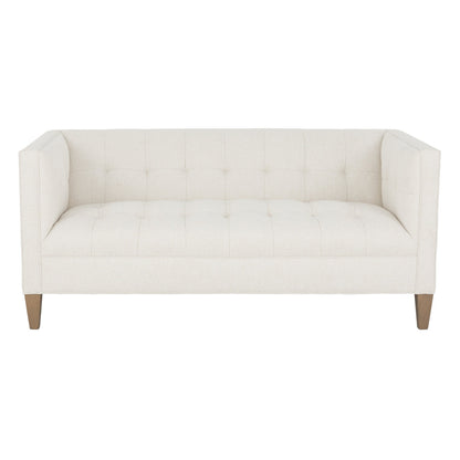 Dominique Leather Loveseat