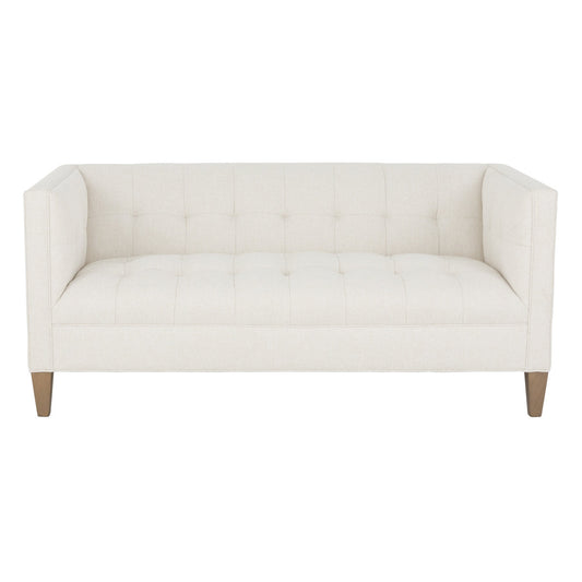 Dominique Leather Loveseat