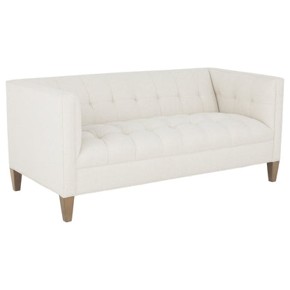 Dominique Leather Loveseat