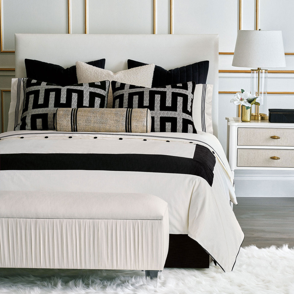 Dominique Upholstered Storage Bench