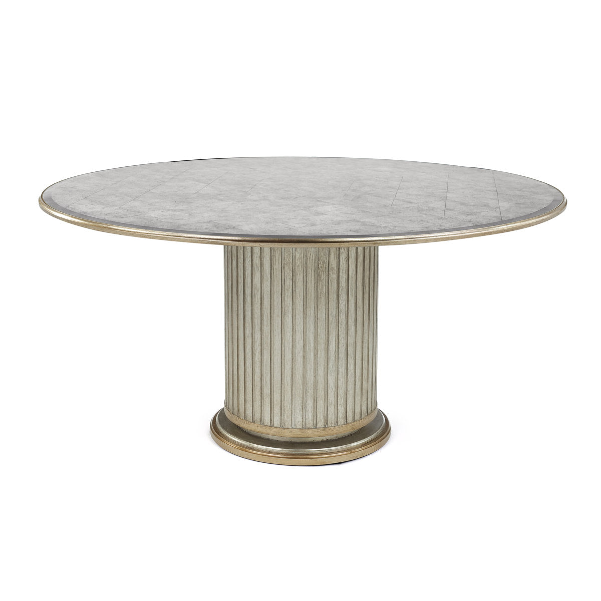 Dorian Round Glass Dining Table