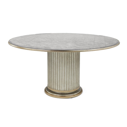 Dorian Round Glass Dining Table