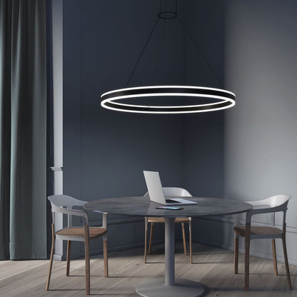Double Corona 2 - Light LED Chandelier