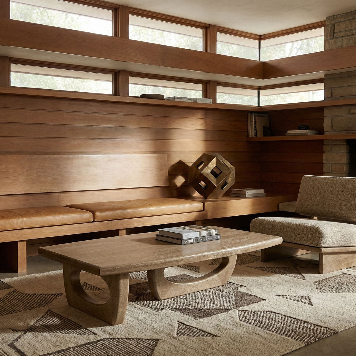Douglas Solid Wood Coffee Table