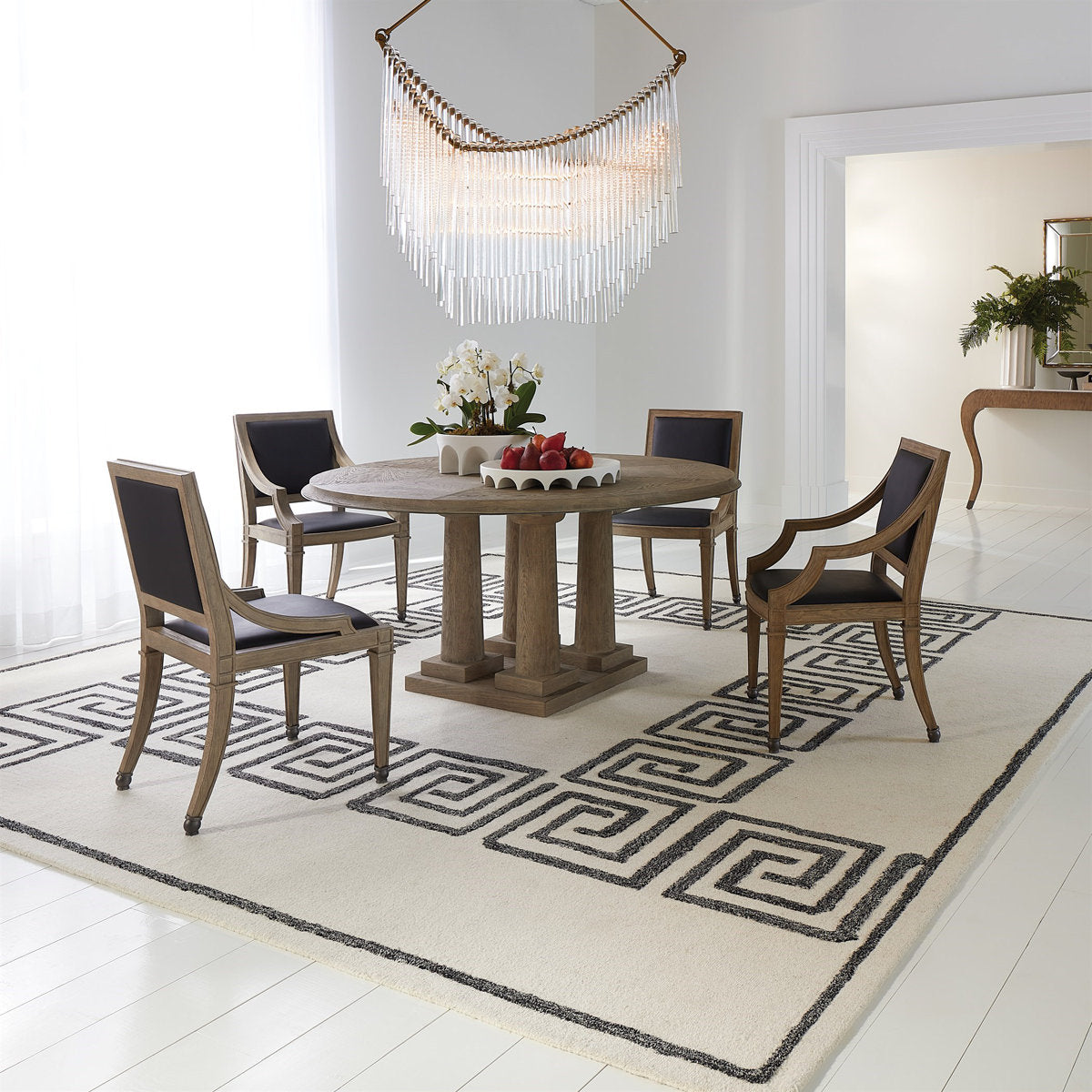 Draped Glass Chandelier