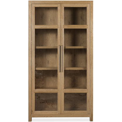 Driftwood Lighted Curio Cabinet