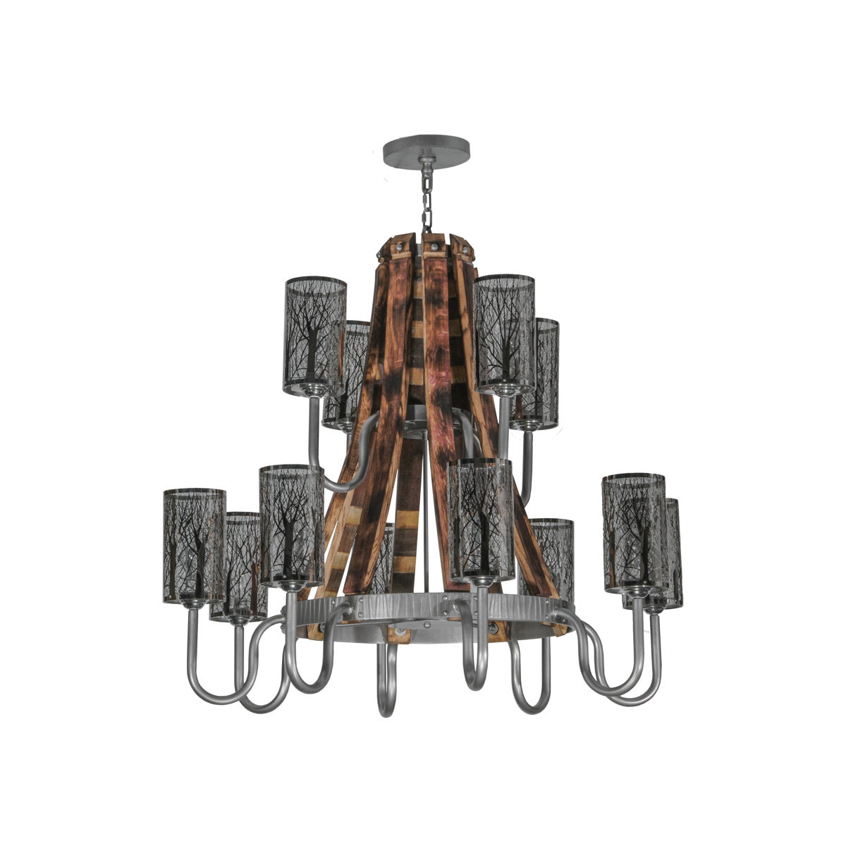 Droitwich 12 - Light Chandelier