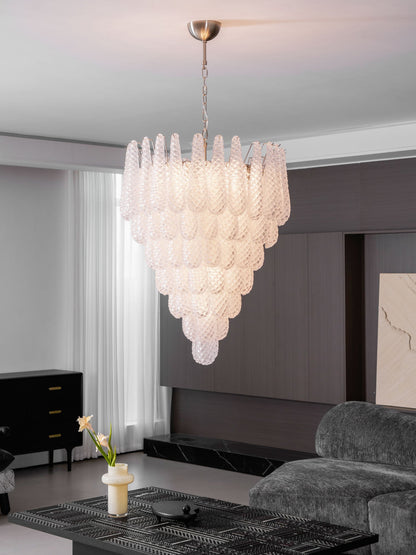 Glass Droplet Chandelier