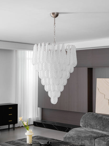 Glass Droplet Chandelier