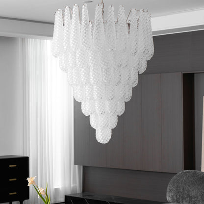 Glass Droplet Chandelier