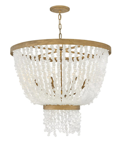 Dune 8 - Light Crystal Tiered Chandelier
