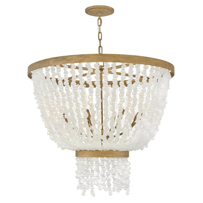 Dune 8 - Light Crystal Tiered Chandelier