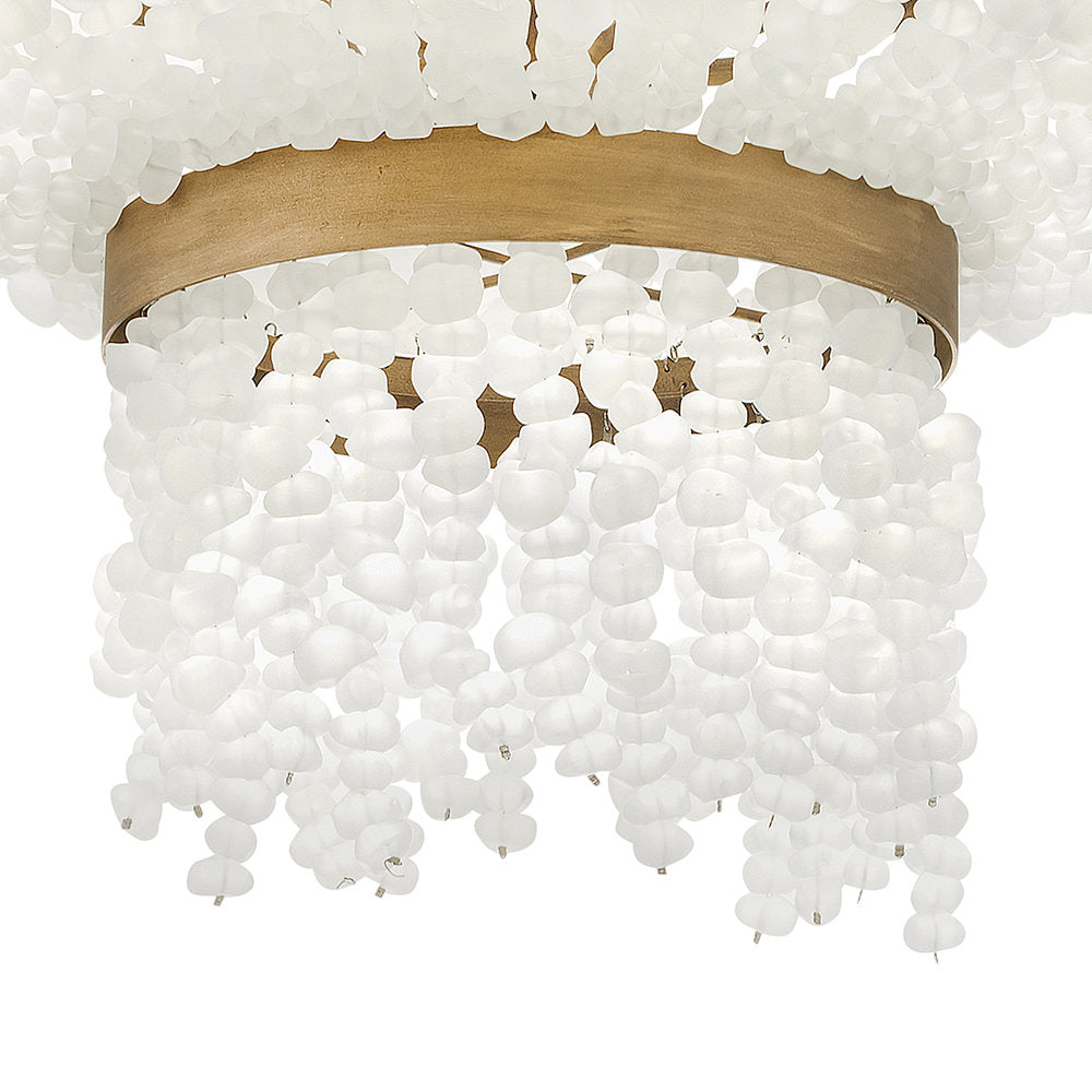 Dune 8 - Light Crystal Tiered Chandelier