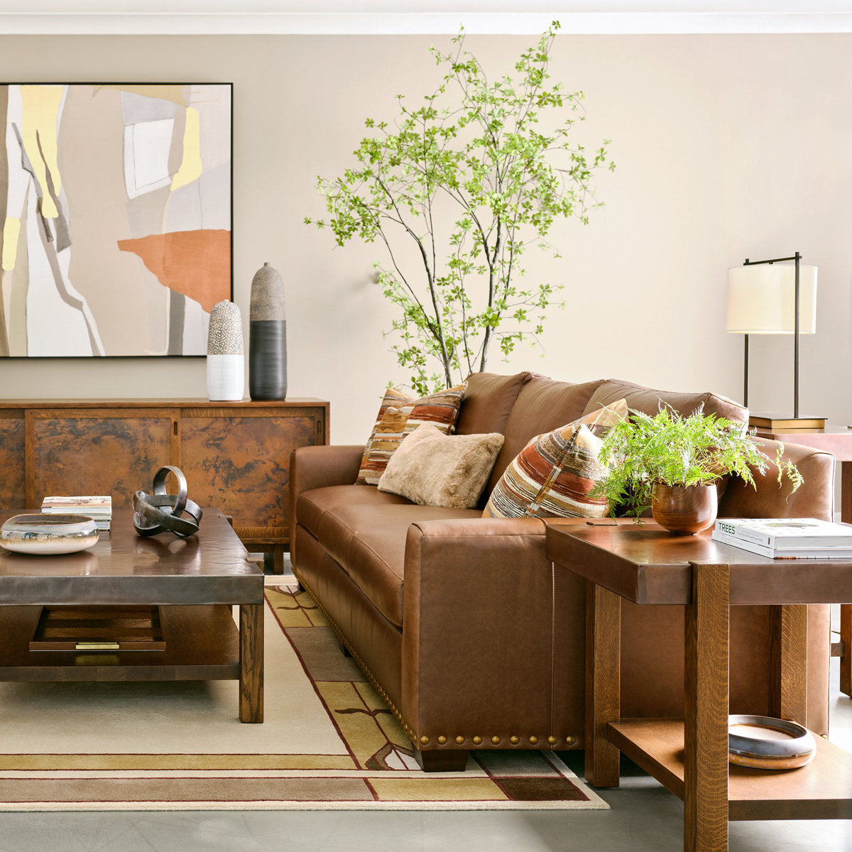 Durant Leather Sofa