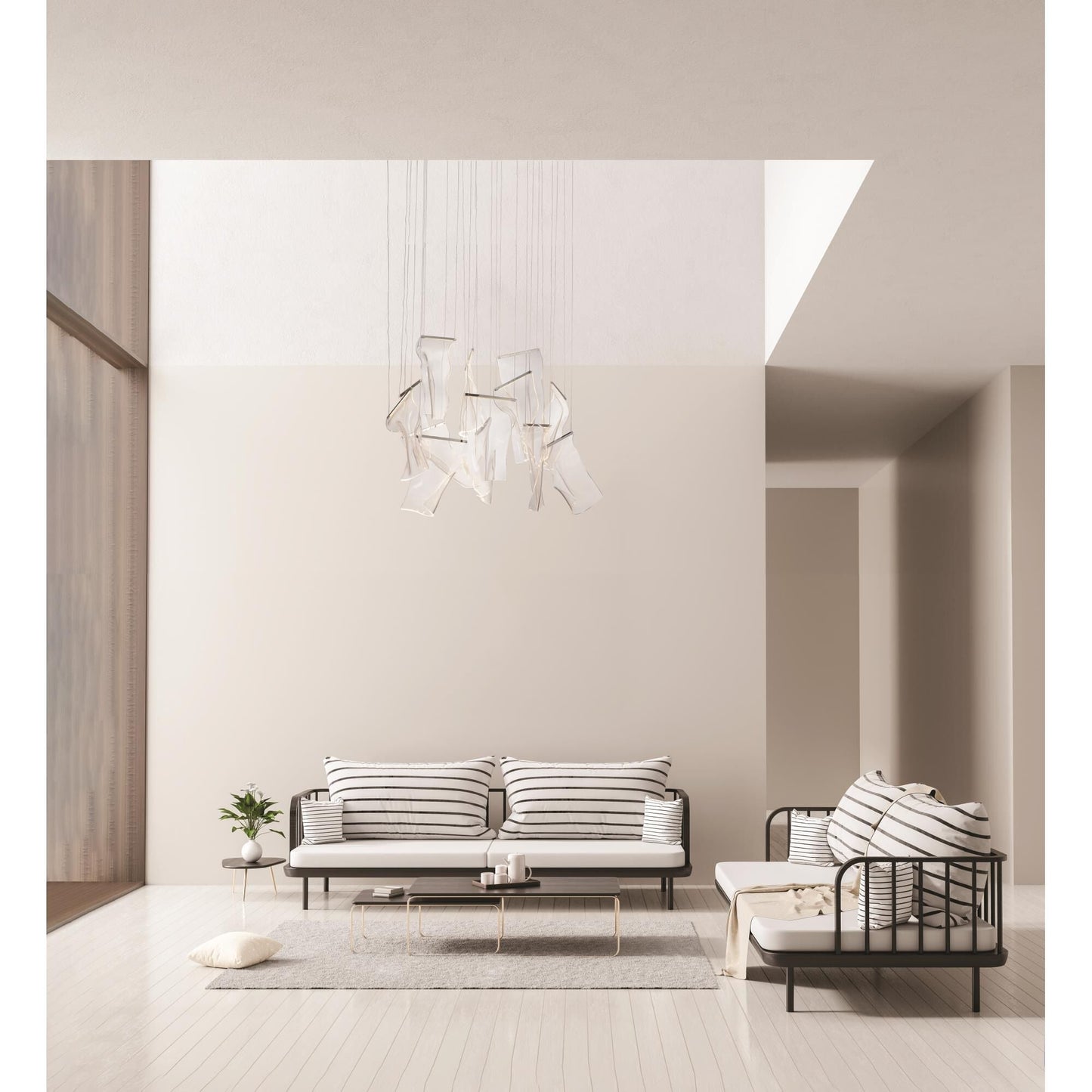 Et2 Lighting Rinkle 35 Inch 13 Light Led Linear Suspension Light Cp403336
