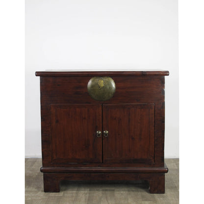 Early Solid Wood Accent Cabinet