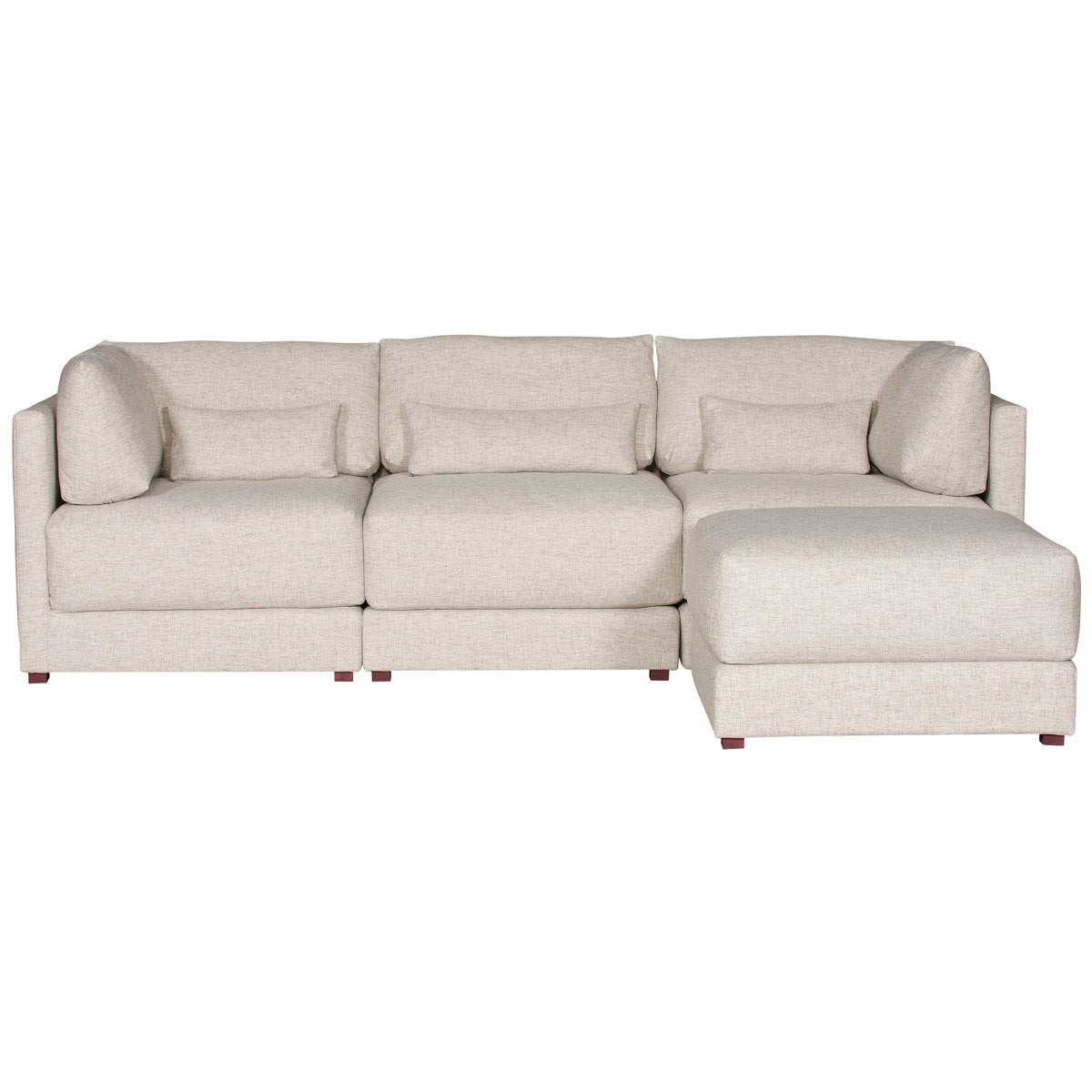 Ease 4-Piece Dove Sectional