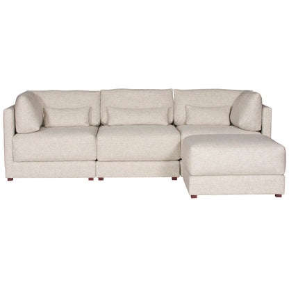 Ease 4-Piece Dove Sectional