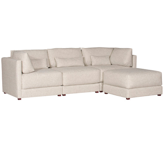 Ease 4-Piece Dove Sectional
