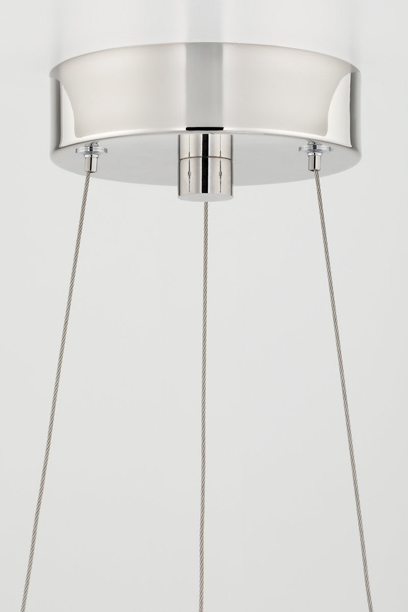 Eastport - 24" Led Pendant - Polished Nickel Finish