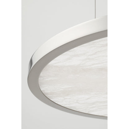 Eastport - 24" Led Pendant - Polished Nickel Finish