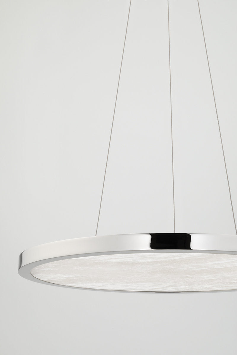 Eastport - 24" Led Pendant - Polished Nickel Finish
