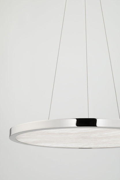 Eastport - 24" Led Pendant - Polished Nickel Finish