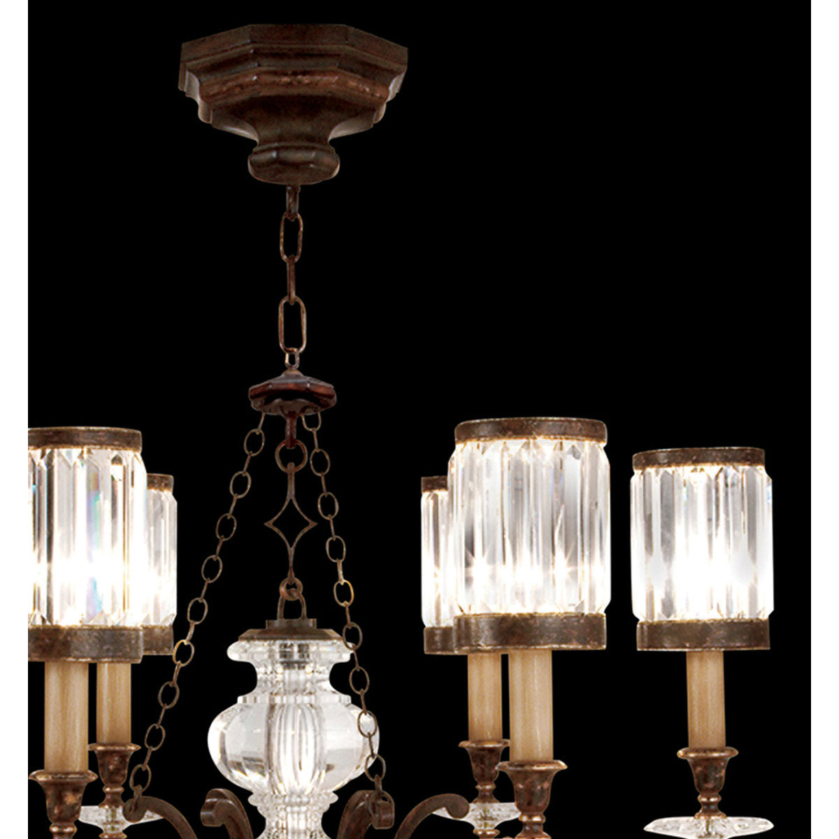 Eaton Place 6 - Light Glass Chandelier