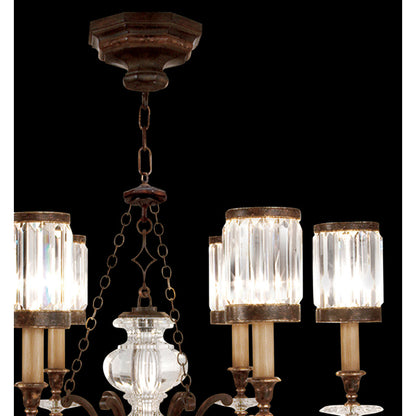 Eaton Place 6 - Light Glass Chandelier