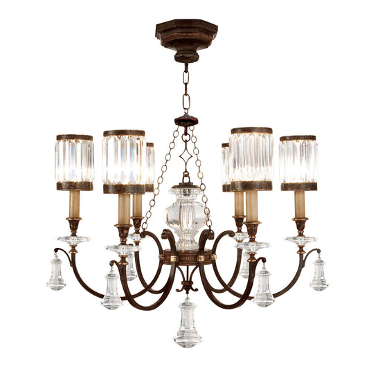 Eaton Place 6 - Light Glass Chandelier