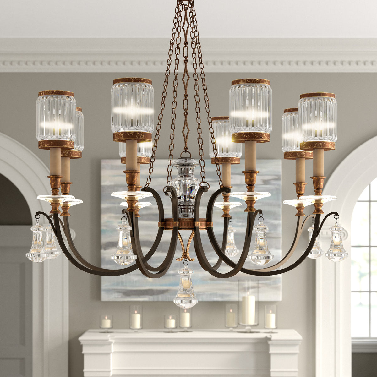Eaton Place 8 - Light Chandelier