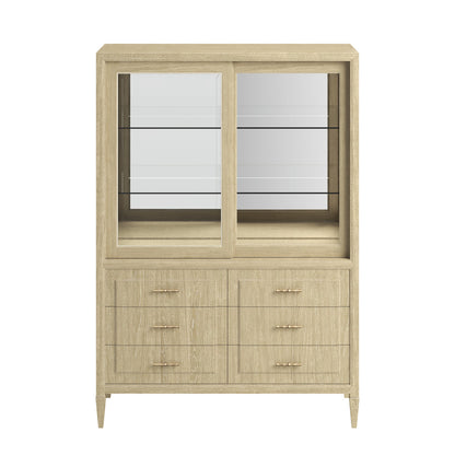 Eave Sundrenched Lighted China Cabinet