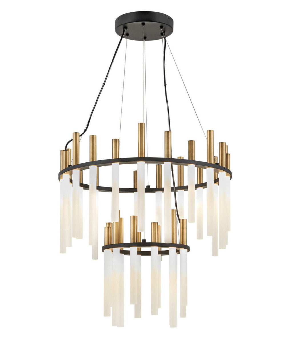 Echo 1 - Light Unique / Statement Tier LED Chandelier